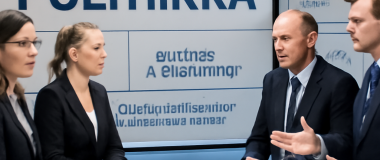 Tämä on tyylitelty digitaalinen taideteos futuristisesta kaupunginäkymästä yöllä, jossa on neonvärejä ja pilvenpiirtäjiä.